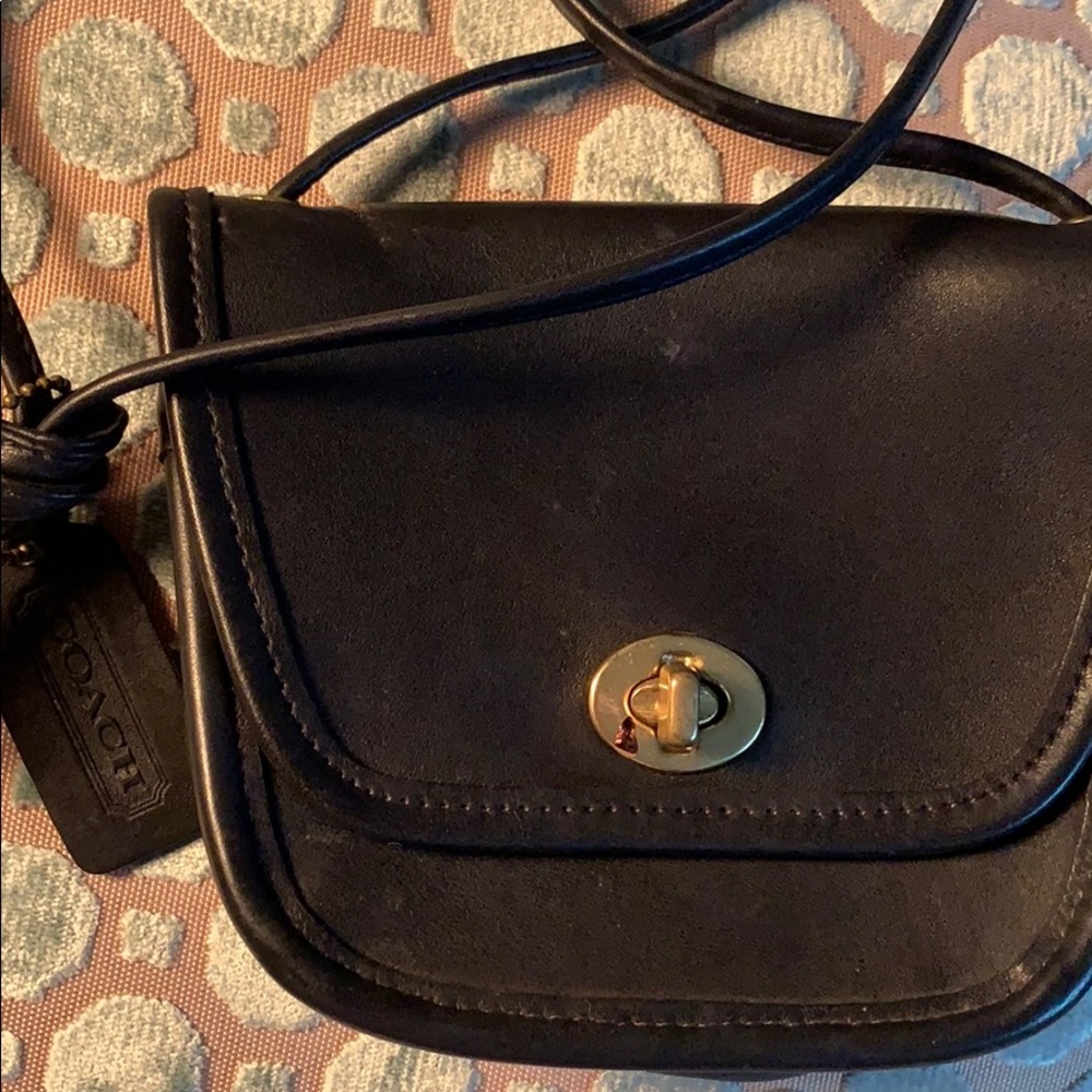 Genuine Coach Vintage Travel Crossbody Bag